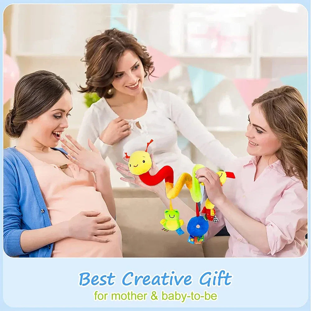 Cute Activity Musical Spiral Crib Stroller Toys
