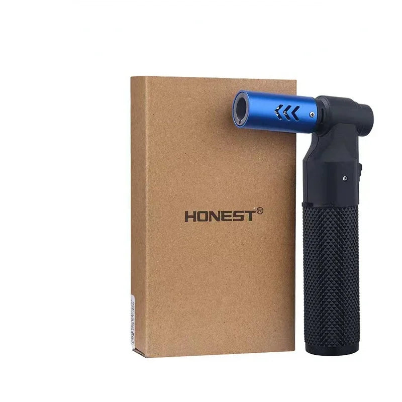 HONEST Jet Butane Gas Lighter – Windproof Metal Cigar & Kitchen Torch Lighter