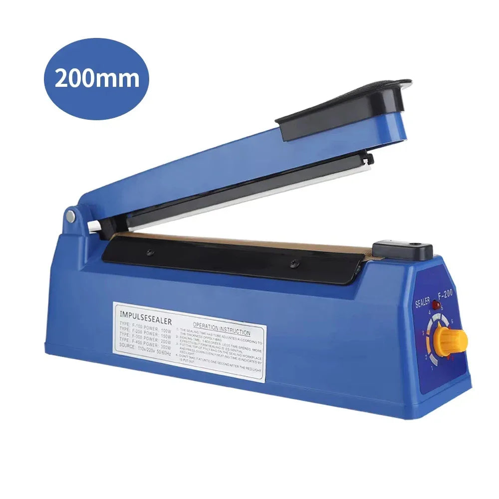 Manual Heat Seal Machine 100/200mm Bag Sealer