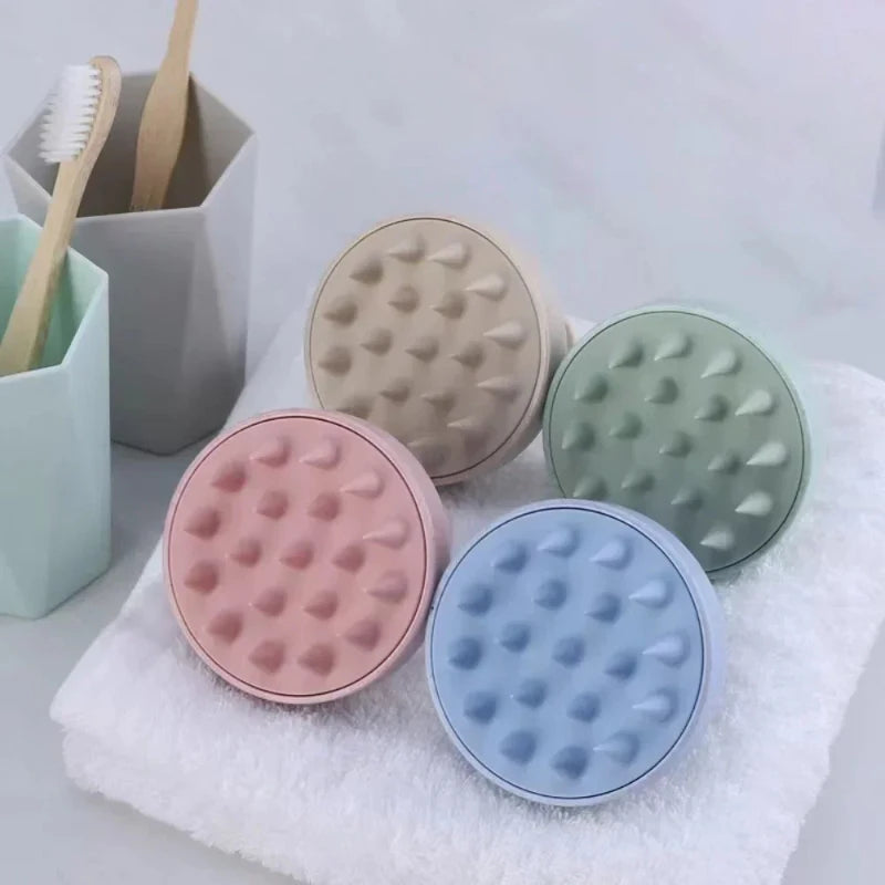 Silicone Shampoo Brush Scalp Massager - Urbizia