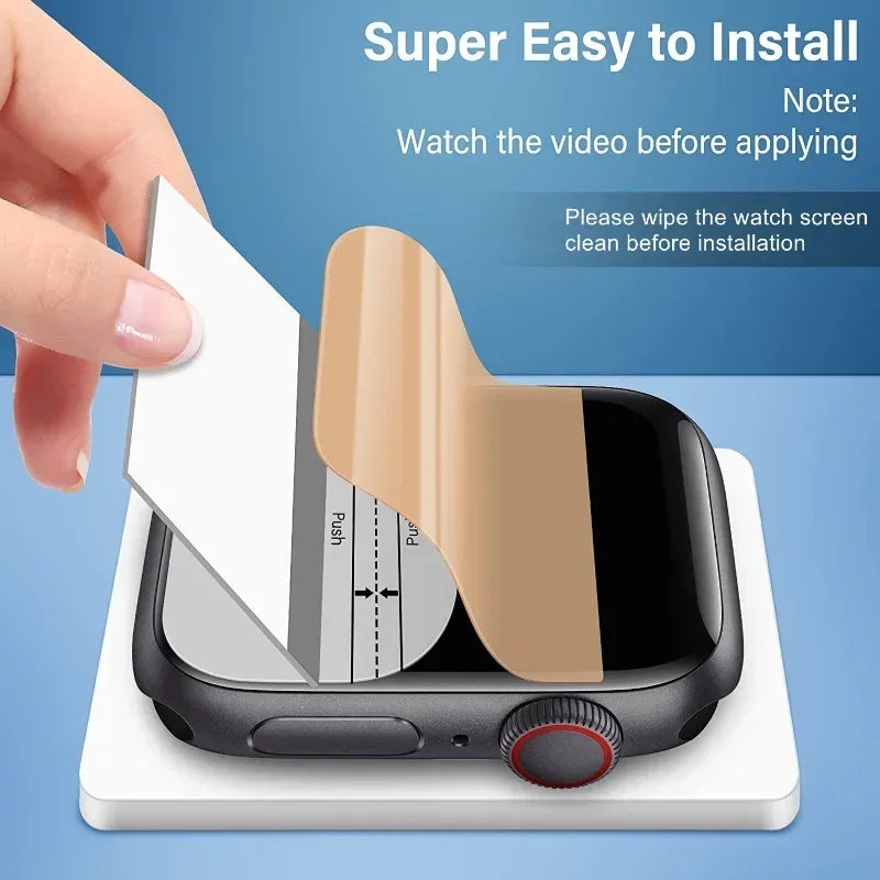 Hydrogel Screen Protector 5-Pack for Apple Watch