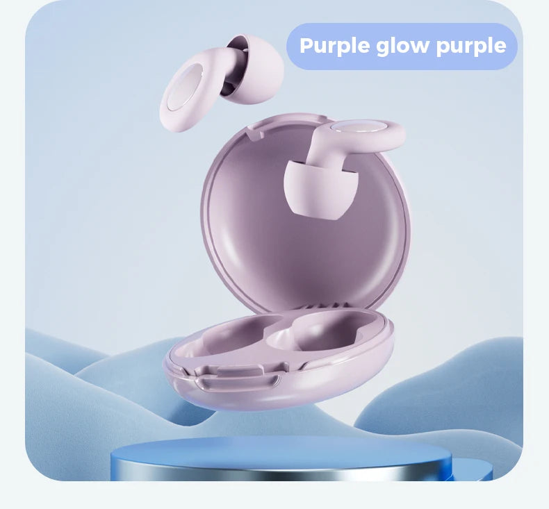1Set Ear Plugs for Sleeping Sleep Aid Noise Reduction Super Soft Reusable Hearing Protection Anti Noise Earplugs for Travel Work
