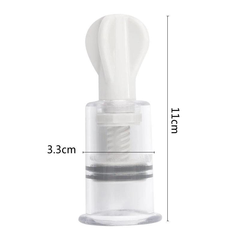Vacuum Suction Breast Massage Cup – Manual, Plastic, 3 Sizes