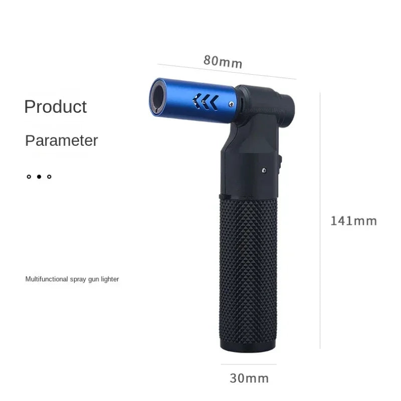 HONEST Jet Butane Gas Lighter – Windproof Metal Cigar & Kitchen Torch Lighter