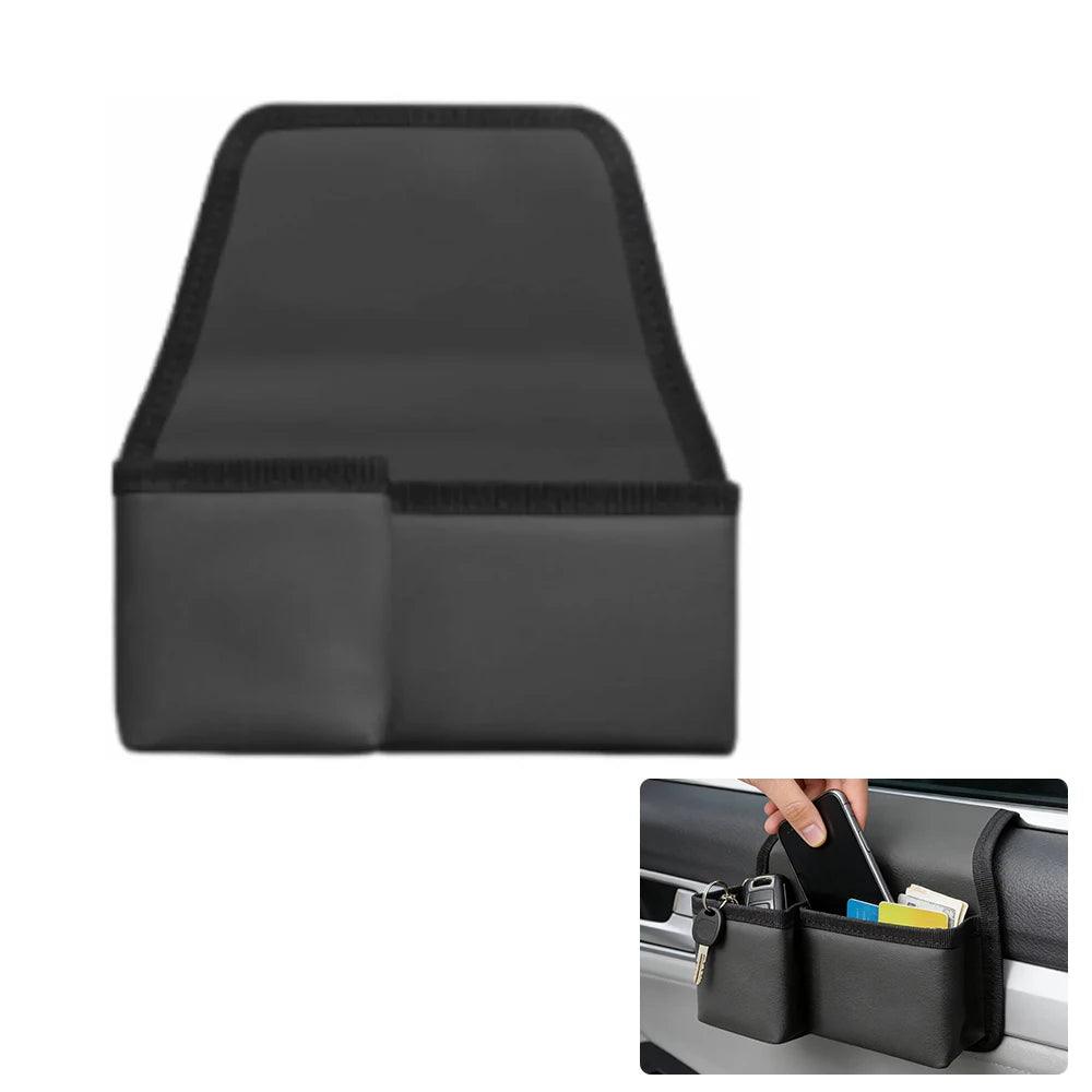 Car Cup Stand Phone Holder Mount Tray Side Door Window Storage Barrel Pocket Hanging Storage Rack with Auto Interior Accessories