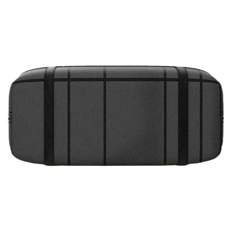 Large Capacity Portable Folding Duffel Bag Hand-Held Clothing Storage with Double Zipper Padded Wardrobe Organizer for Moving