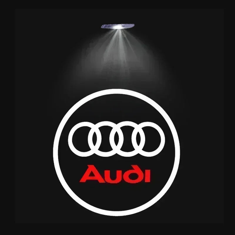Car Door Welcome Light – LED HD Projector Lamp for Audi Models