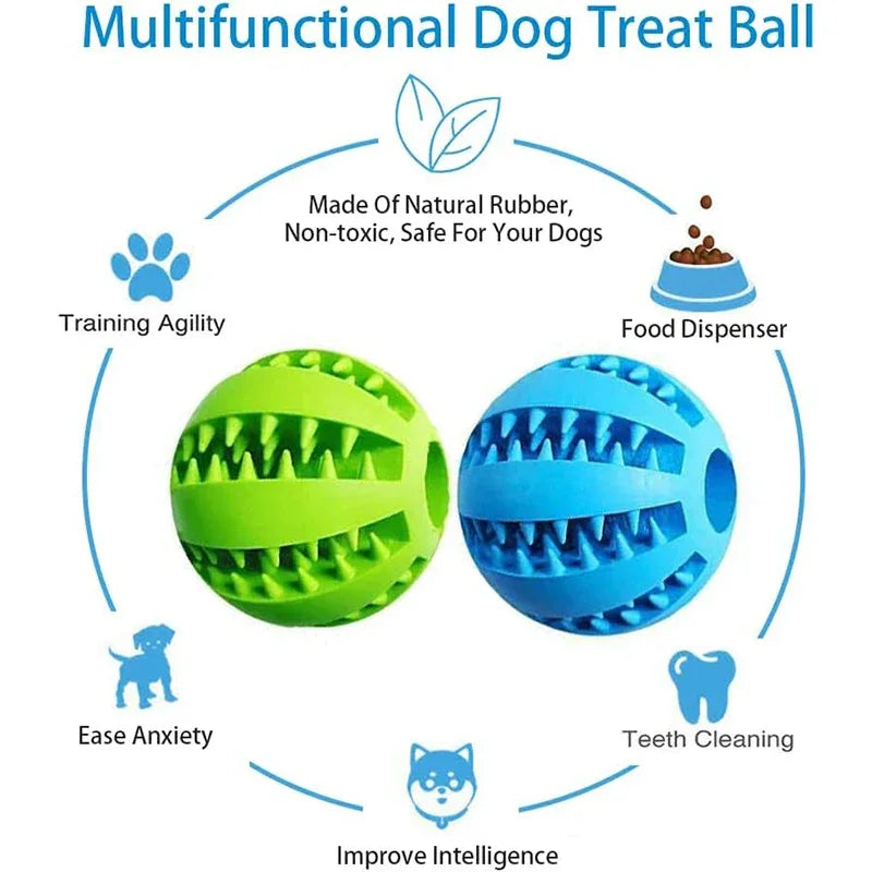 Treat-Tumble Dog Toy Ball - Urbizia
