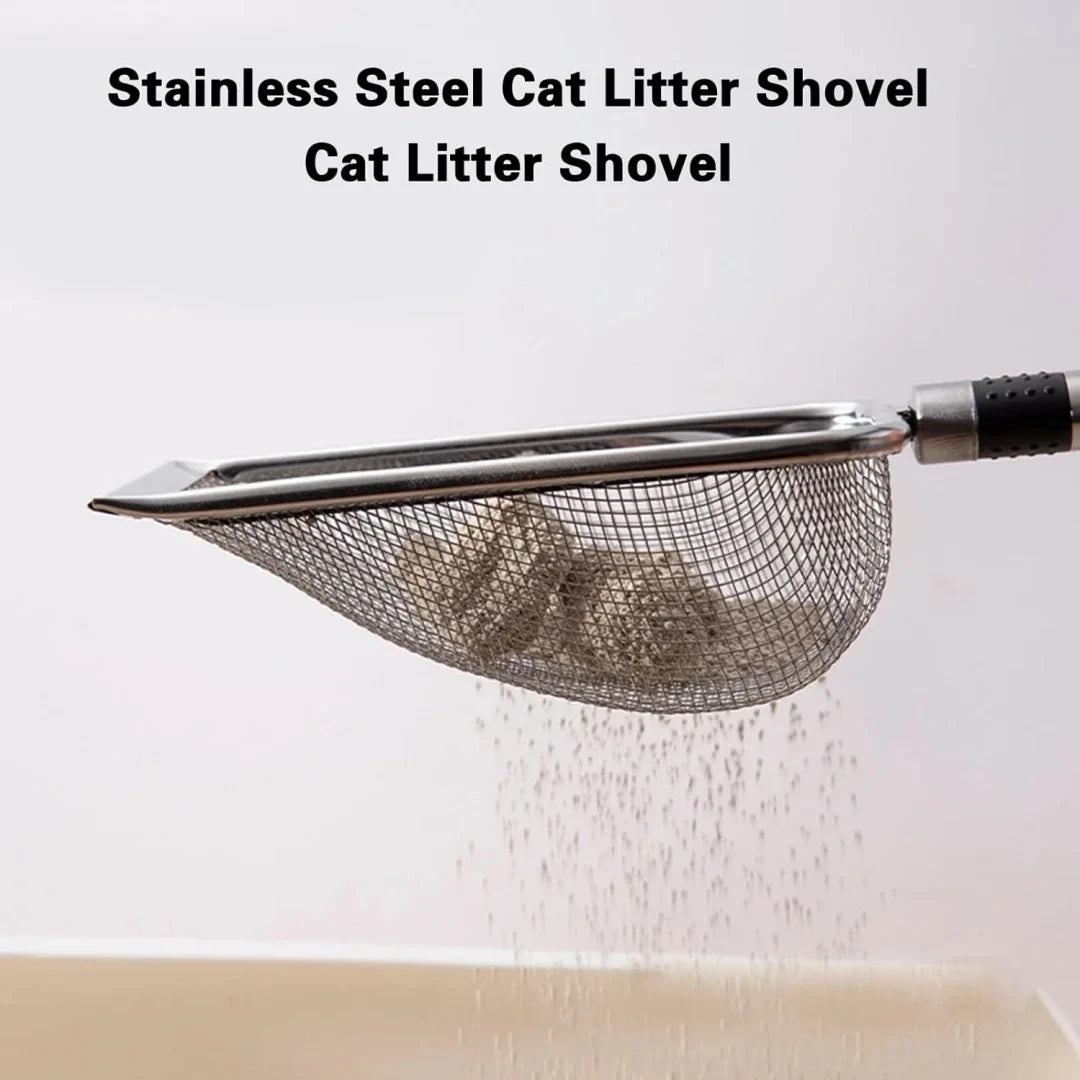 Stainless Steel Cat Litter Scoop - Urbizia