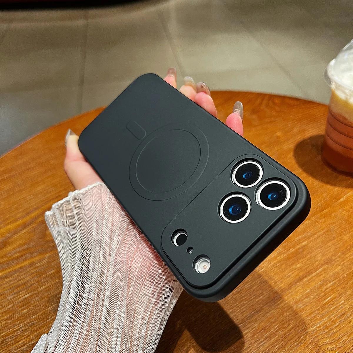 MagSafe Liquid Silicone iPhone 17 Case — Camera Protection