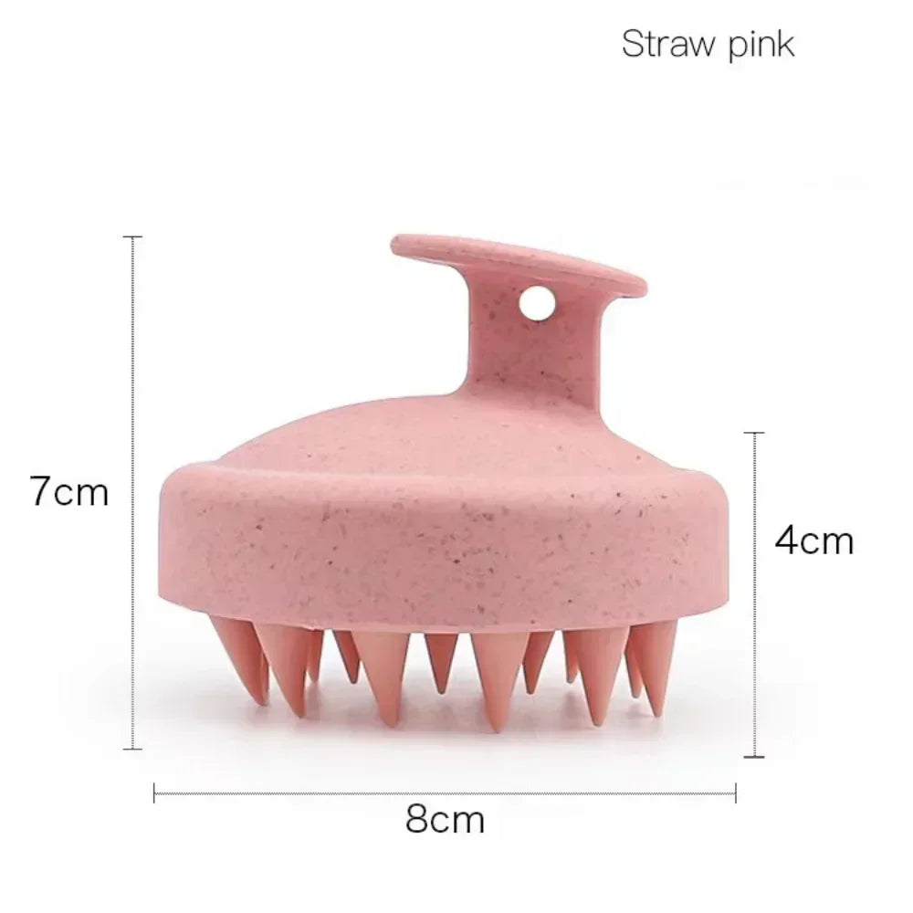 Silicone Shampoo Brush Scalp Massager - Urbizia