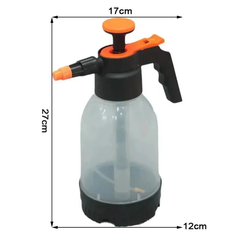 1.2L Car Wash Spray Bottle Wash Can Hand-held Car Wash Watering Car Home Gardening Air Pressure Sprayer Cleaning Tools