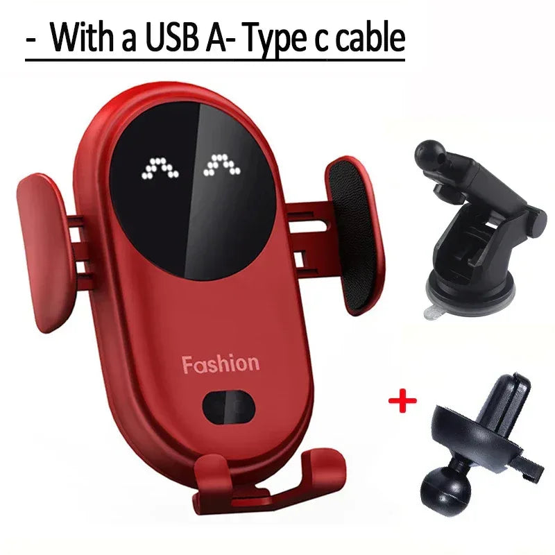 30W Wireless Car Charger Mount – Auto-Clamping Air Vent Holder - Urbizia