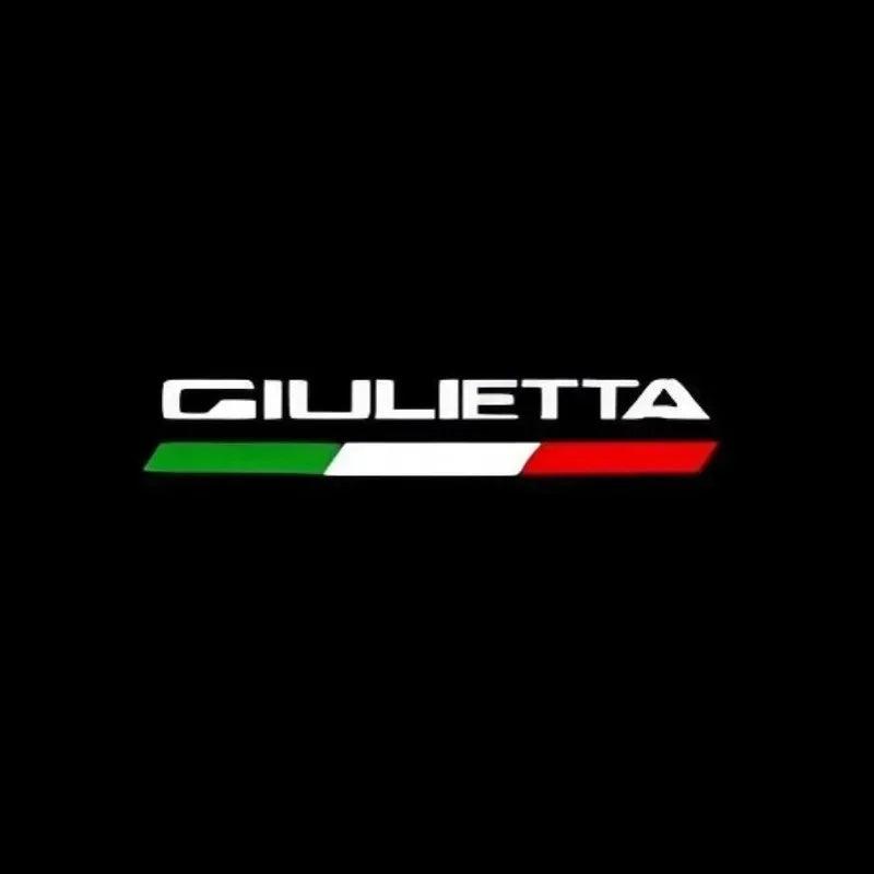 2PCS Car HD Projector Lamp Car Door Wireless Welcome Light LED Decoration Auto Accessories For Alfa Romeo Giulietta Stelvio 2017