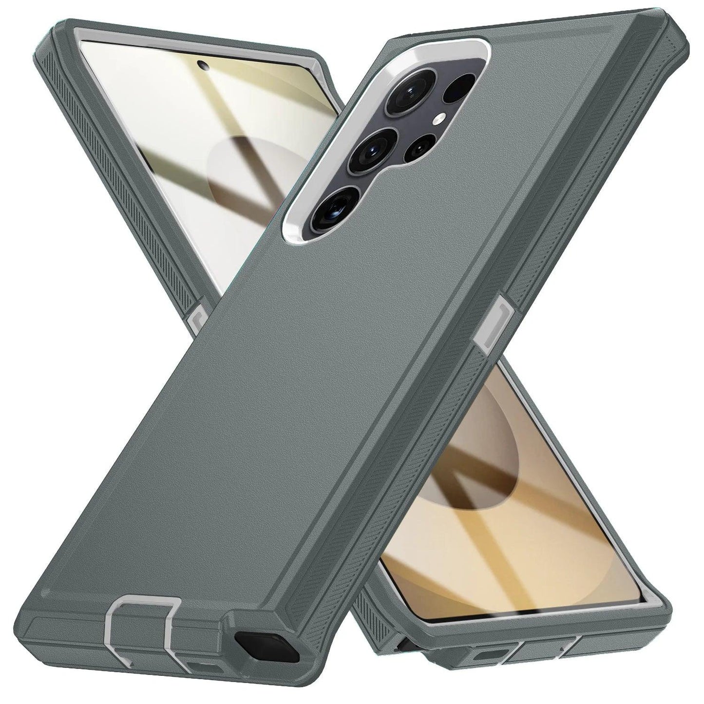 Military Armor Shockproof Case for Samsung Galaxy – PC+TPU Stand Cover