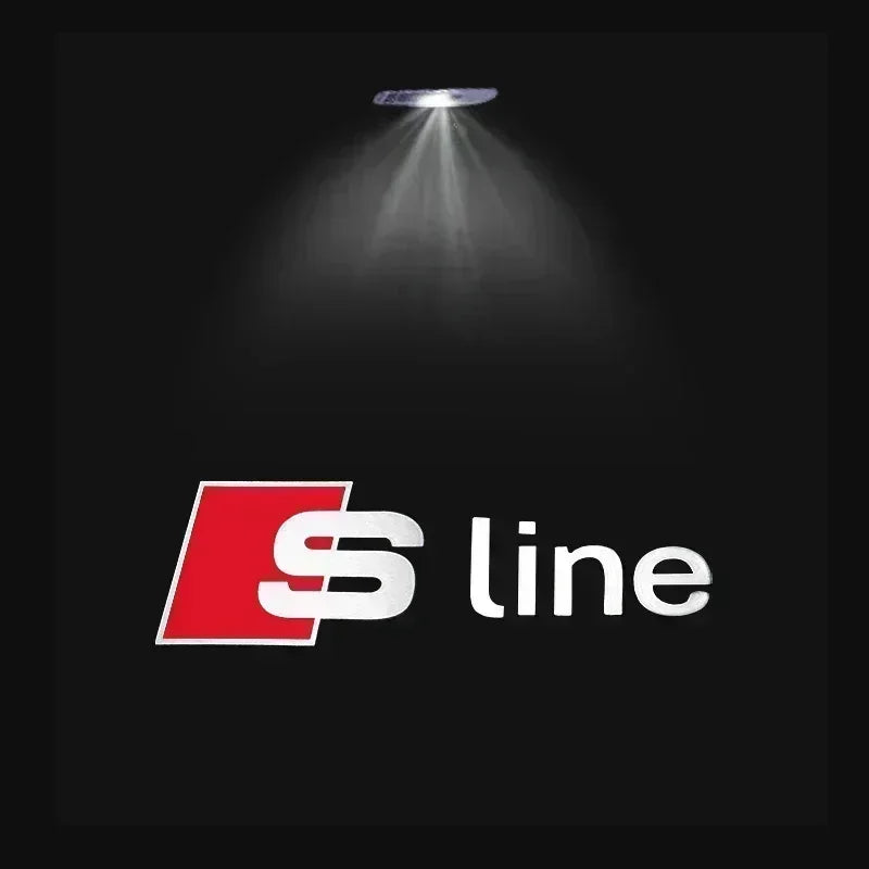 Car Door Welcome Light – LED HD Projector Lamp for Audi Models