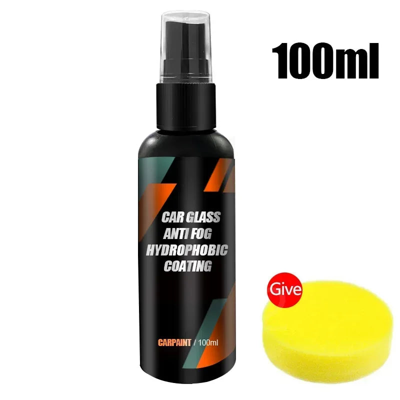 Car Glass Anti-rain Water Spray Repellent Nano Coating Hydrophobic Waterproof Agent Oil Film Removing Auto Glass Film Agent - Urbizia