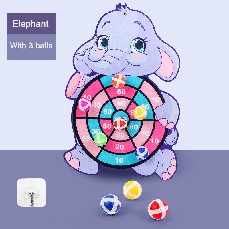 Montessori Sticky Ball Dart Board Game for Kids - Urbizia