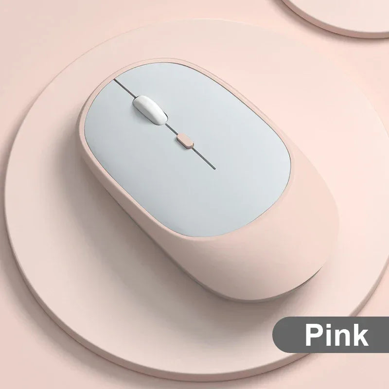 Wireless Mouse Bluetooth-compatible 2.4G Computer Mice Portable Rechargeable Dual mode Mouse for iPad Laptop Desktop Huawei/Mac