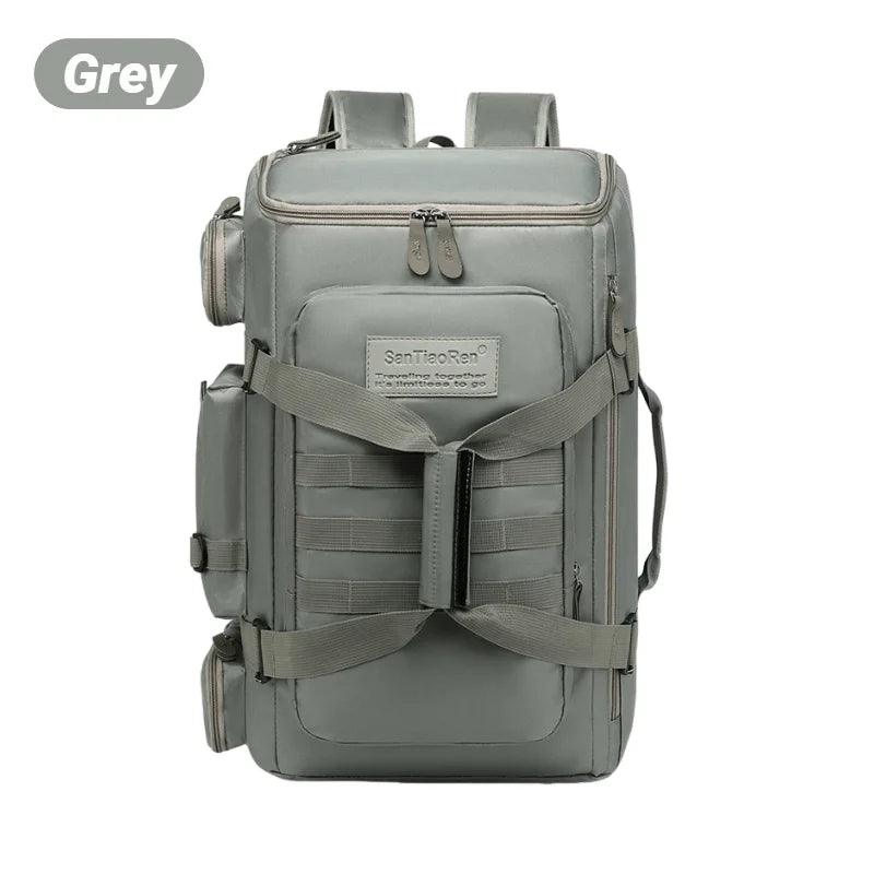 Large Capacity Fitness Bag, Travel Backpack, Dry Wet Separation Shoulder Outdoor Sports, Fishing, Yoga Training Bag Capacity Gym