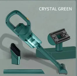 Portable Wireless Handheld Vacuum Cleaner, Car Vacuum Cleaner. Dual Use For Car And Home - Comes With 3 Brush Heads. USB Rechargeable (Includes 1800mAh Lithium Battery). 3100Pa Strong Suction, Detachable Dust Cup. Ergonomic H