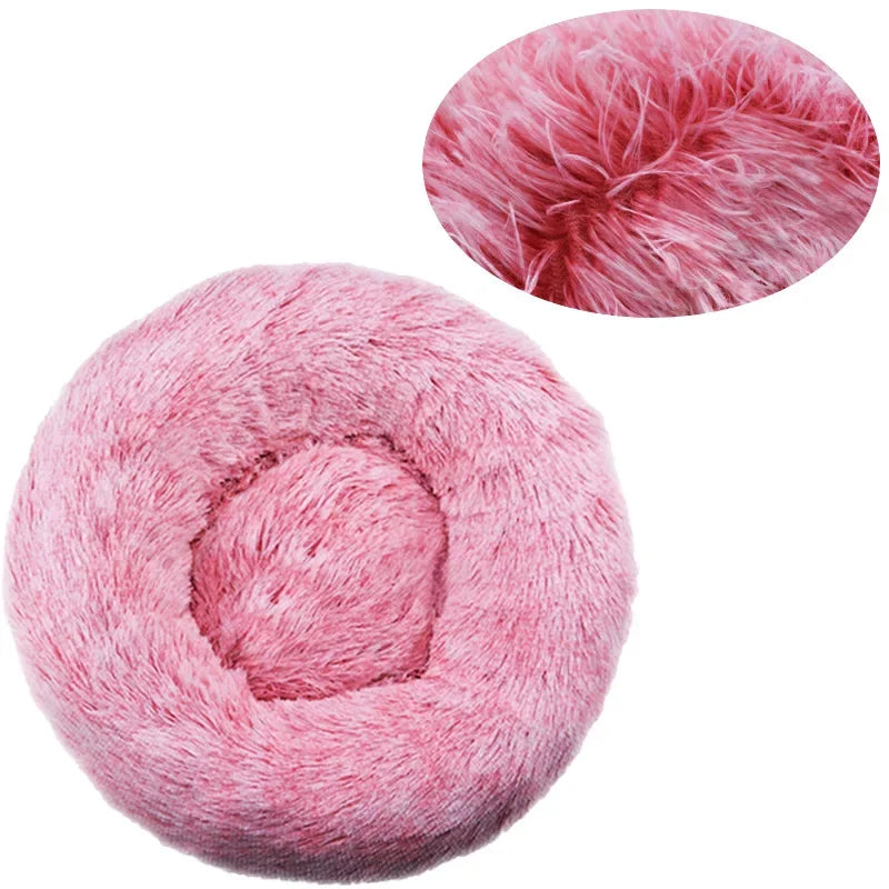 CozyRound™ Plush Pet Bed (40–90cm) - Urbizia