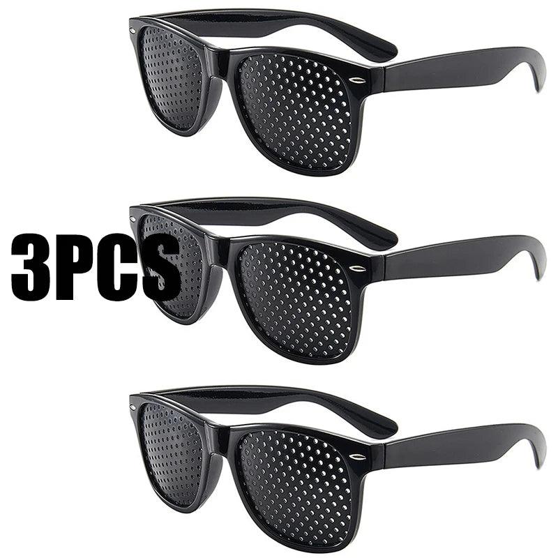 Anti-myopia Astigmatism Glasses Vision Correction Fatigue Pin Hole Glasses With Holes For Men Women Eyesight Improvement Eyewear