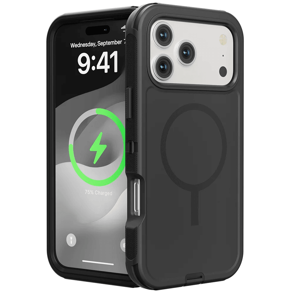 Rugged Armor OTT Defender Box Magnetic Phone Case For IPhone17 Pro Max Air 16 15 14 13 12 For Magsafe Shockproof Protect Cover