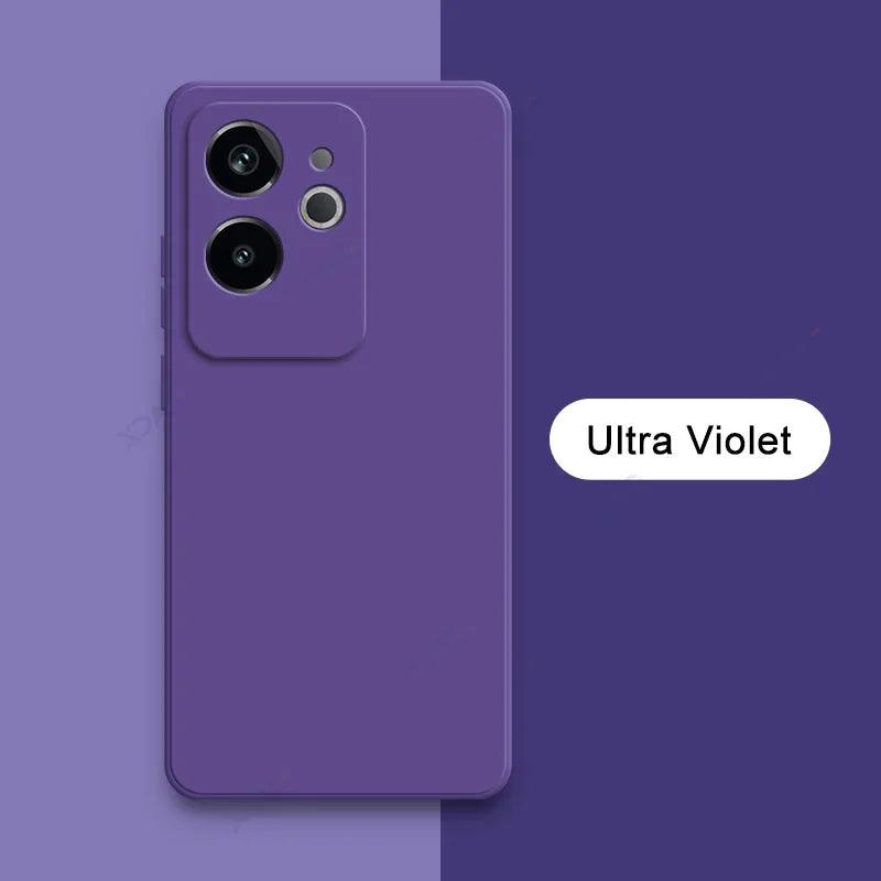 Luxury Dual Layer Cellphone Case for Realme GT6 GT 6 China 5G Full Camera Protection Soft Square Liquid Silicone Cover RealmeGT6