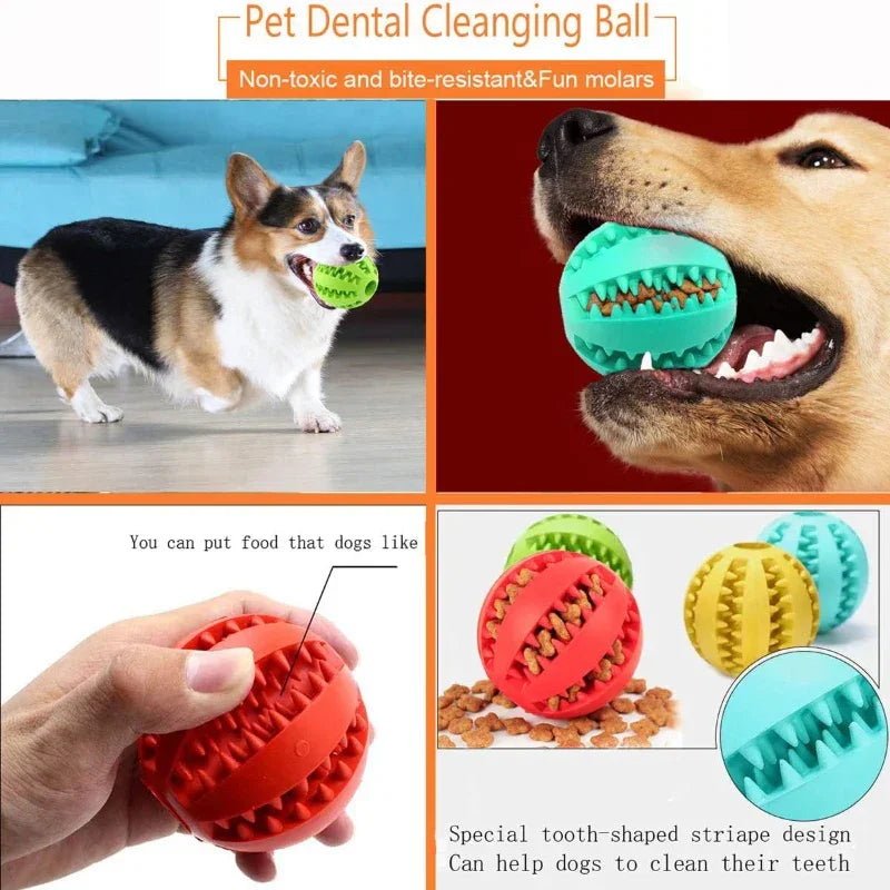 Treat-Tumble Dog Toy Ball - Urbizia