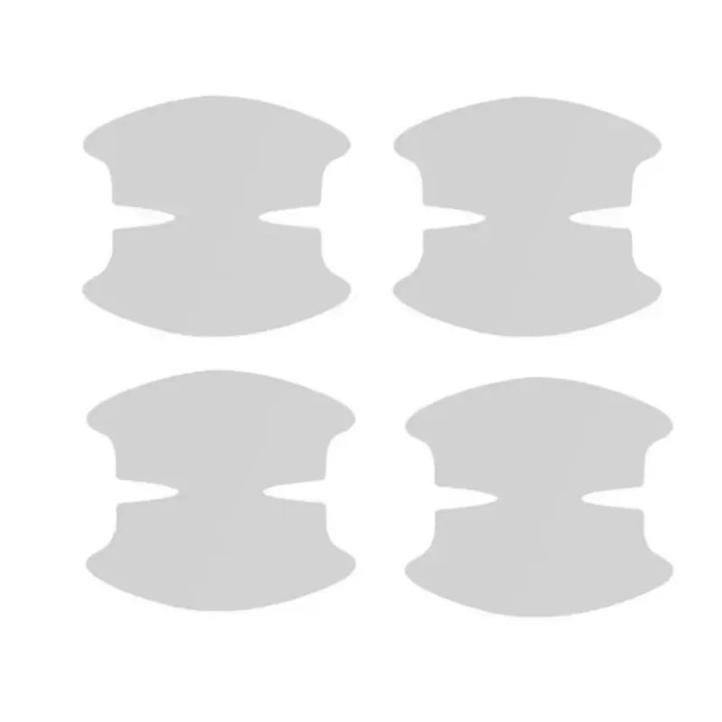 8PCS Universal Car Door Handle Bowl Scratch Protective Stickers Transparent Car Handle Anti-collision Protection Strip