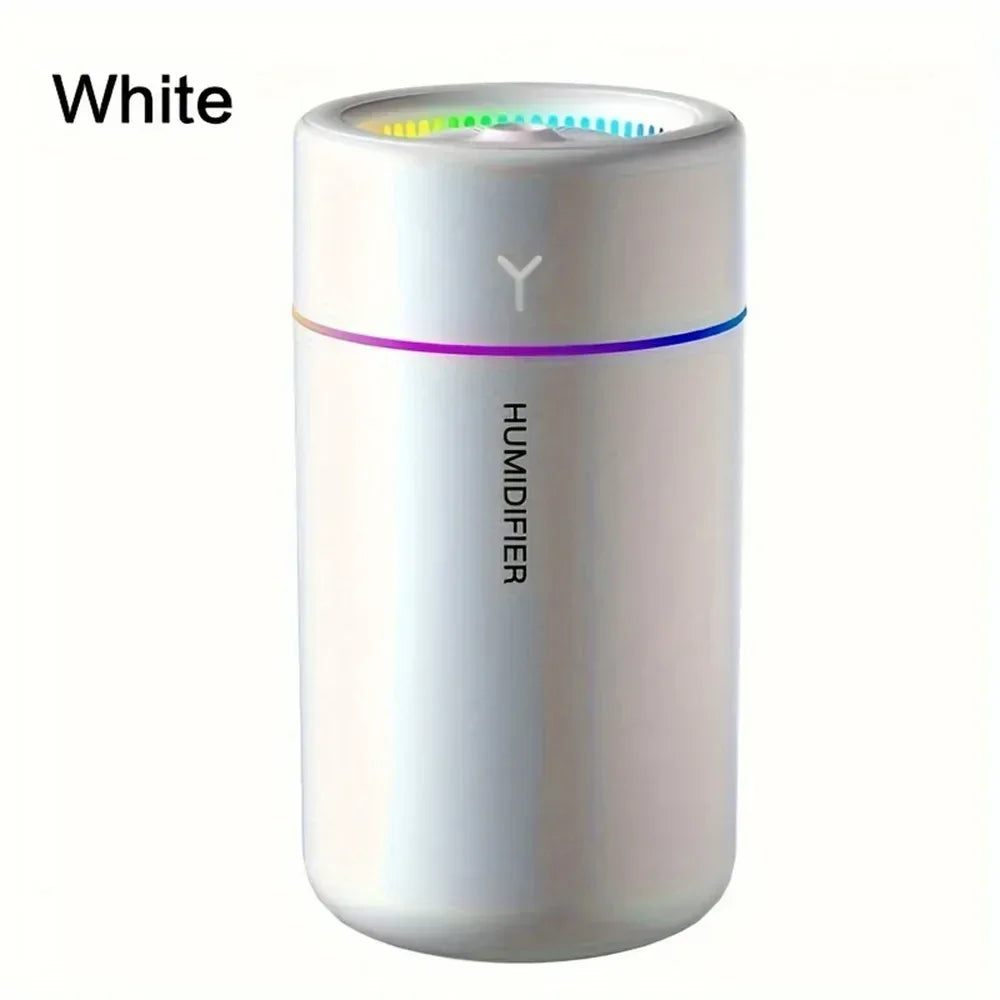 1pc Car Humidifier Colorful LED Aromatherapy Humidifier Silent Ultrasonic Air Aromatherapy Machine Suitable for Bedroom Office - Urbizia