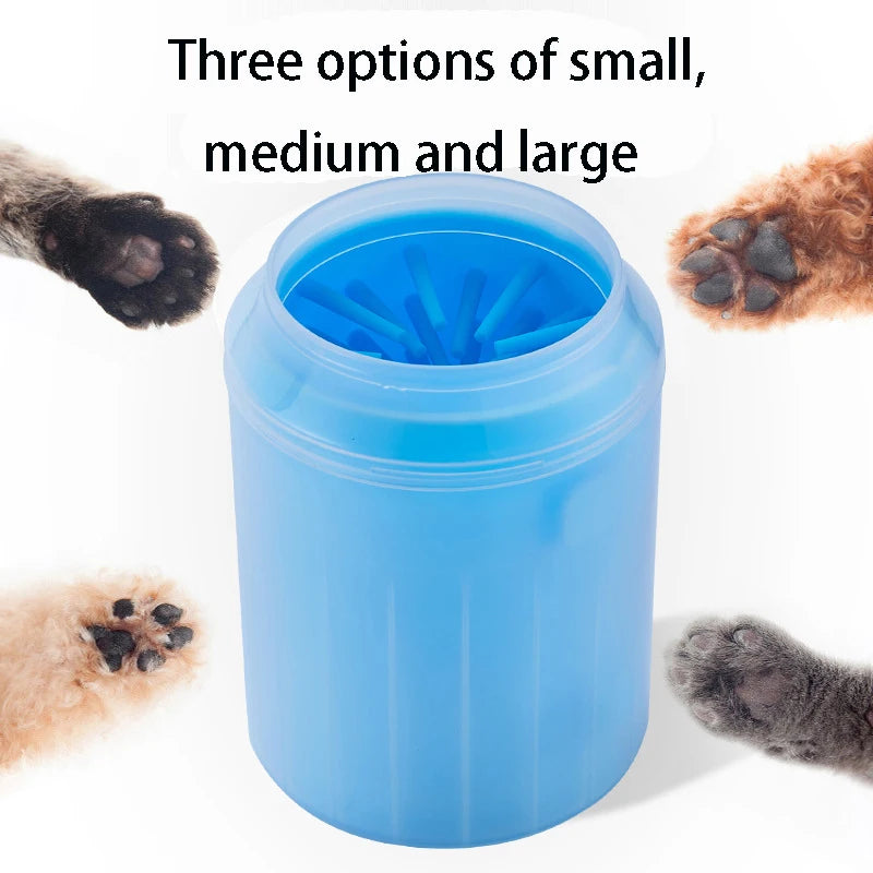 Dog Paw Cleaner Cup with Soft Silicone Combs - Urbizia