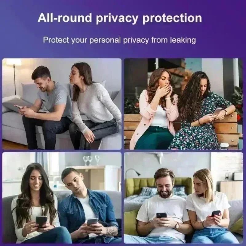 3Pcs Dust Free Installation Privacy Screen Protector for IPhone 16 14 11 12 13 15 Pro Max 7 8 Plus Mini X XR 17 Anti-spy Glass