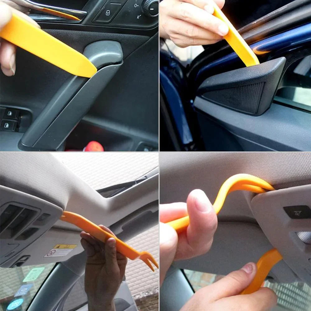 4pcs Kit Pry Removal Car Trim Tool Panel For Tesla Roadster Model 3 Model S Model X vw audi bmw benz toyota honda for all car