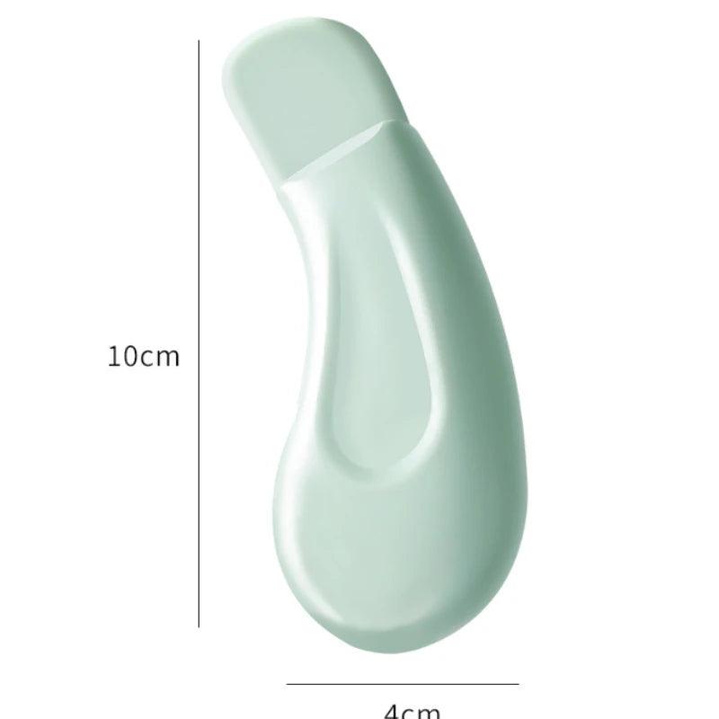 1pc Blackhead Removal Tools, Silicone Nose Blackhead Remover, Green And Pink Blackhead Remover, Facial Scraper, Deep Cleansing M