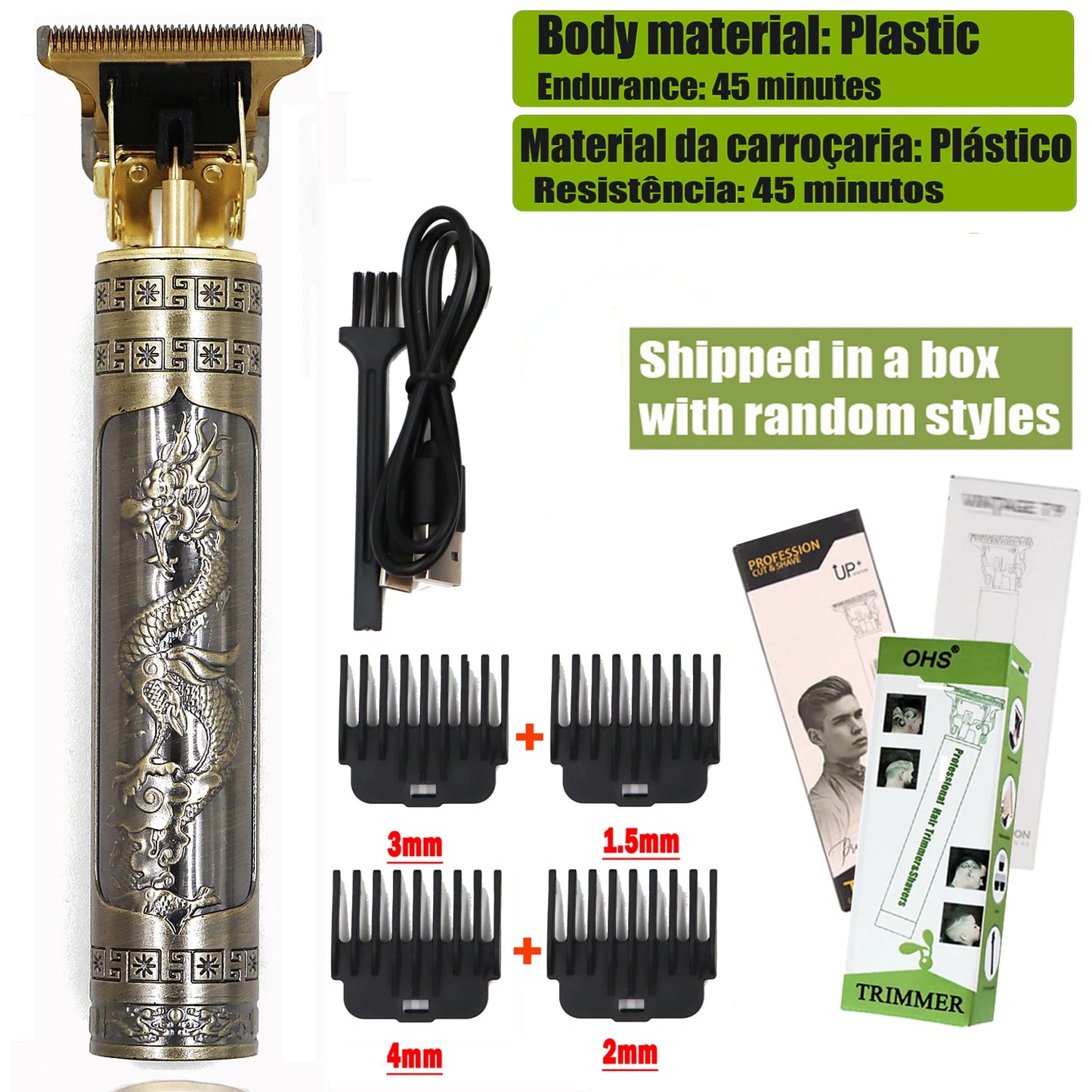 T9 Hair Clipper Professional Beard & Hair Trimmer - Urbizia