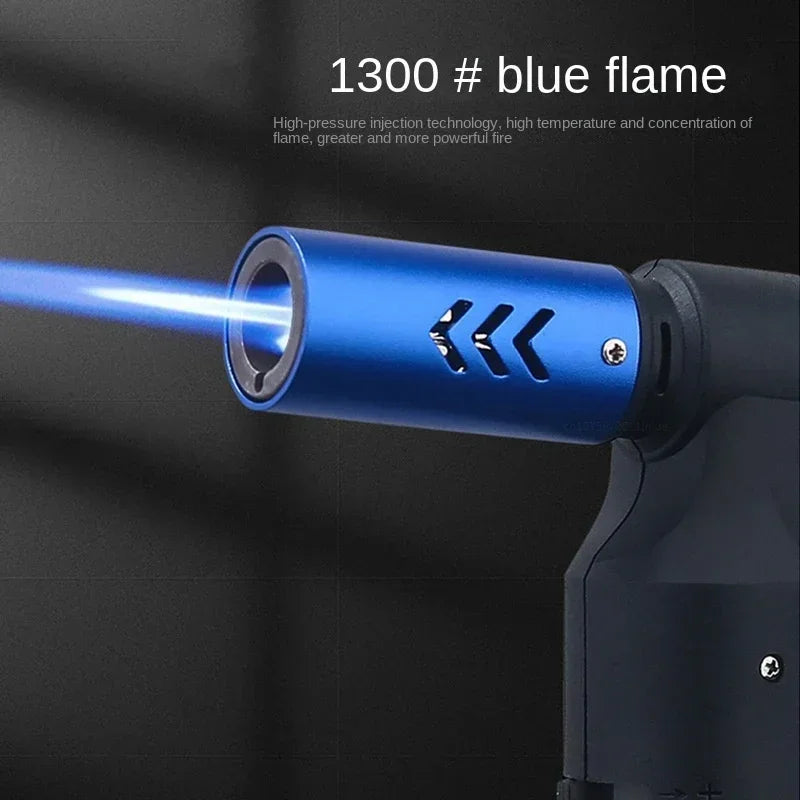 HONEST Jet Butane Gas Lighter – Windproof Metal Cigar & Kitchen Torch Lighter