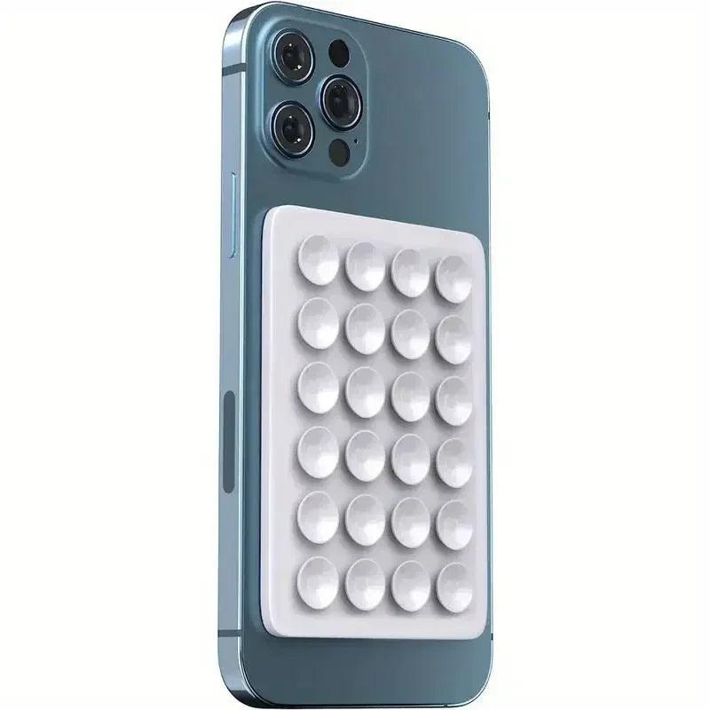 Silicone Suction Cup Phone Holder Mat – Wall Mount & Case Back Sticker