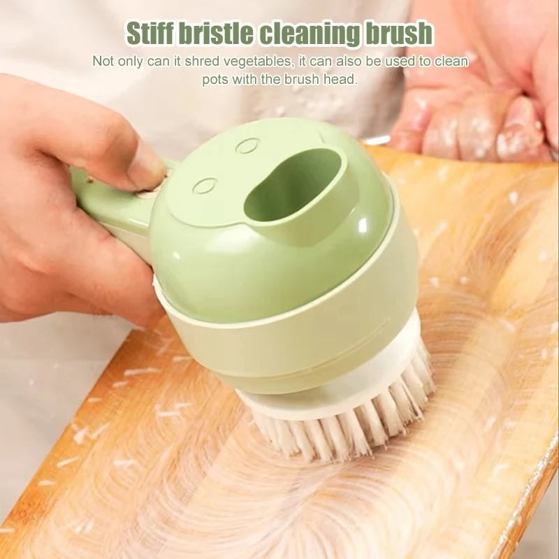 Vegetable Cutter 4 in 1 Handheld Electric Wireless Chopper & Slicer