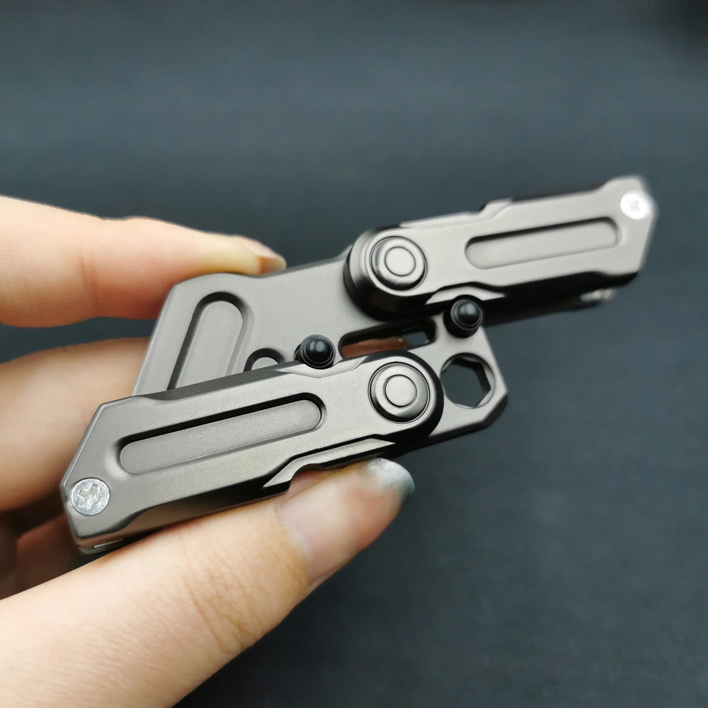 Fidget Magnetic Coin EDC Adult Decompression Toy Anxiety And Stress Relief Multifunctional crowbar Fidget Slider Spinner Gift
