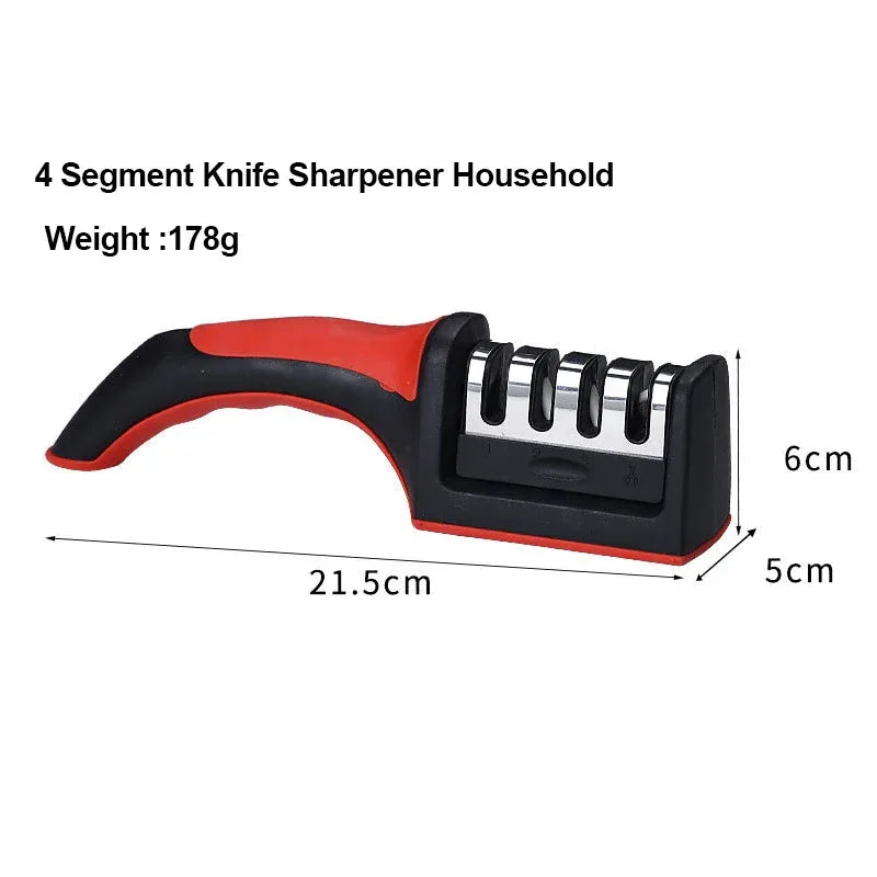 4-Slot Kitchen Knife Sharpener Multi-Function Tool