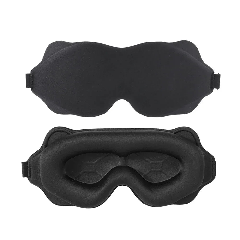 3D Sleeping Mask Block Out Light Soft Padded Sleep Mask For Eyes Slaapmasker Eye Shade Blindfold Sleeping Aid Face Mask Eyepatch - Urbizia