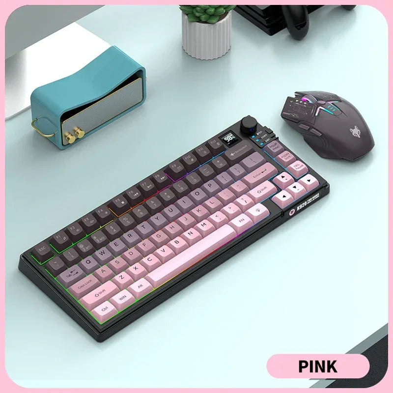 XUNSVFOX K920 Bluetooth Wireless Keyboard Mouse Set Dual Model Laptop Home Office Gaming USB Light Charging