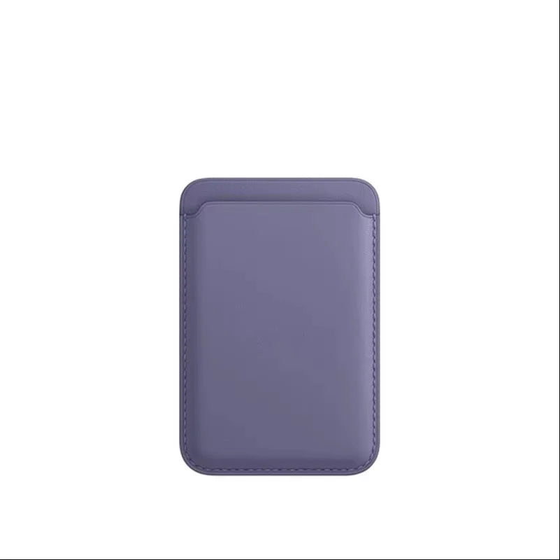 For Magsafe Official 1:1 Leather wallet Magnetic Card holder Case For iPhone 18 Pro 17 16 15 Pro Max Samsung Bag With Box Cover
