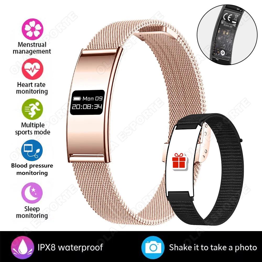 Ola Esporte Ultra-Thin Smart Watch – IPX8, Heart Rate, GPS, Nx Wear