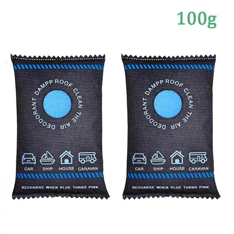 Reusable Silicone Dehumidifier Bag Car Air Freshener Interior Wardrobe Room Home Moisture Absorber Dampness Preventer Drying Bag