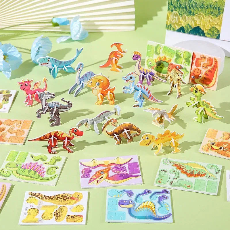 30-Piece Mini Animal DIY Jigsaw Puzzle Set for Kids - Urbizia