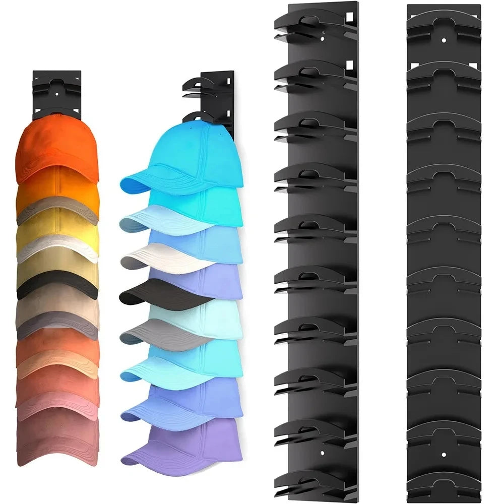 1Pcs Closet Hat Rack Baseball Cap Organizer Plastic Space Saving for Door Storage Holder Caps Hats Home Closet Entryway