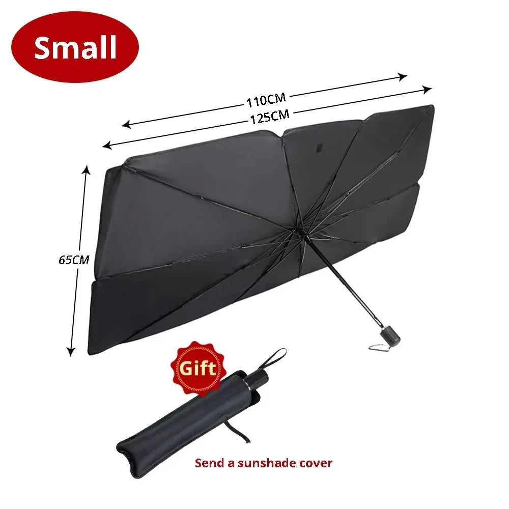Multi Purpose Convenient Foldable Car Windshield Sunshades Interior Protechor Accessorie Part Auto Parasol Umbrella Front Covers - Urbizia